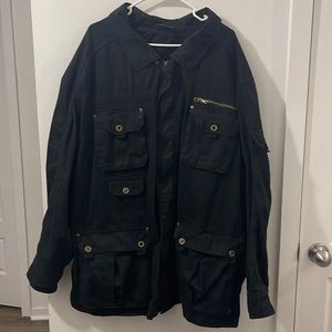 Black Boulder Creek Multi Pocket Twill Jacket